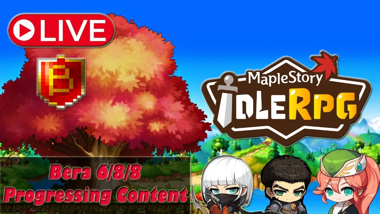 (Live) MapleStory Idle RPG | Dailies and Progression | #mapleidle #maplestory #maplestoryidle