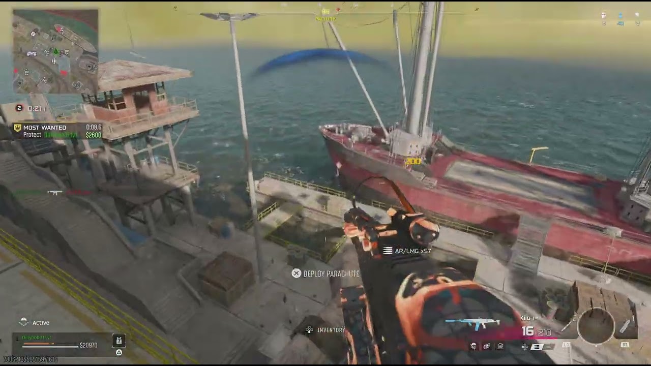 Playing Call of Duty and unlocking camos.