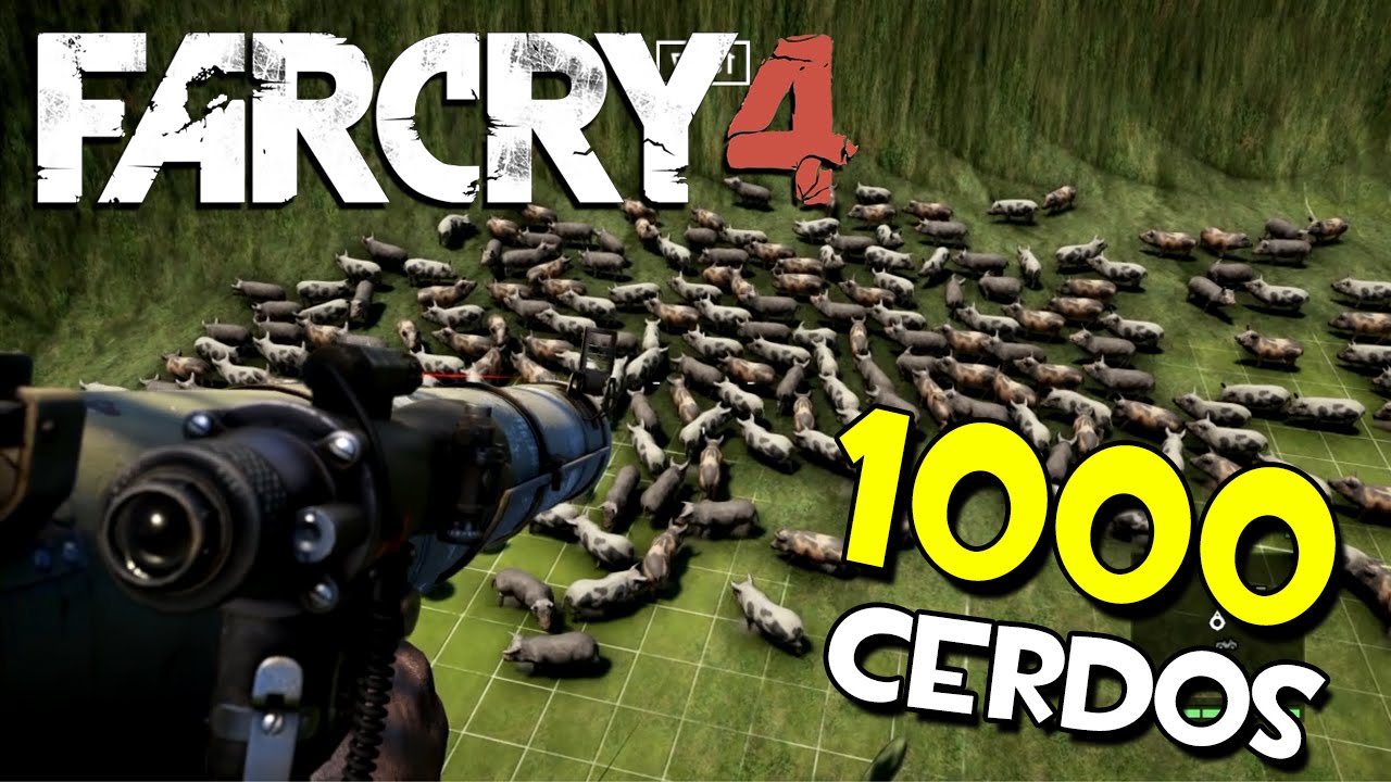 COMO CAZAR 1000 CERDOS | FAR CRY 4