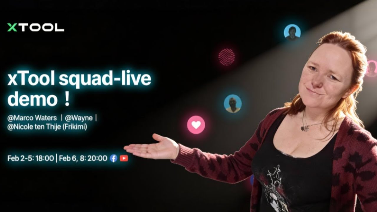 xTool Squad Live Demo - Nicole ten Thije