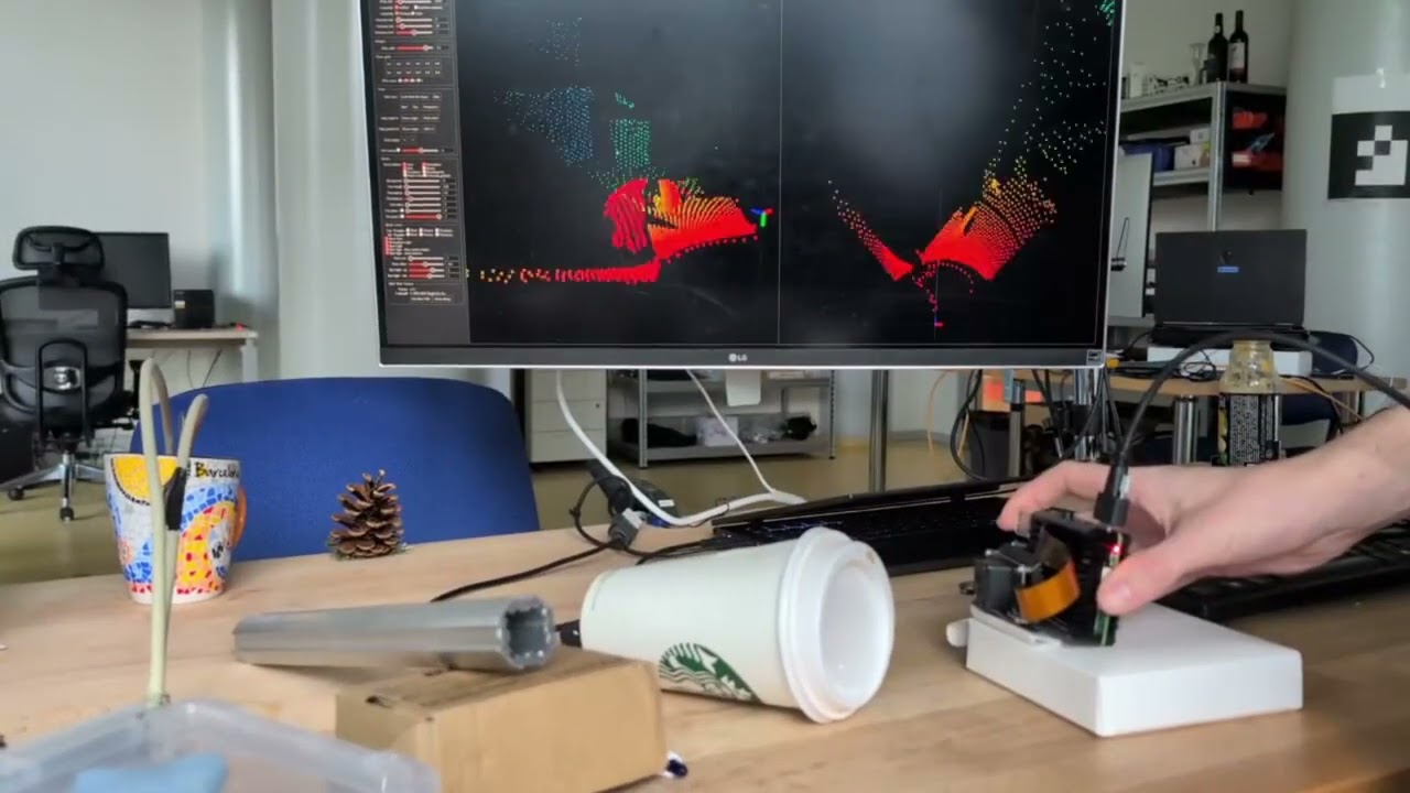 Dynamic and Static Scene Point Cloud Capture