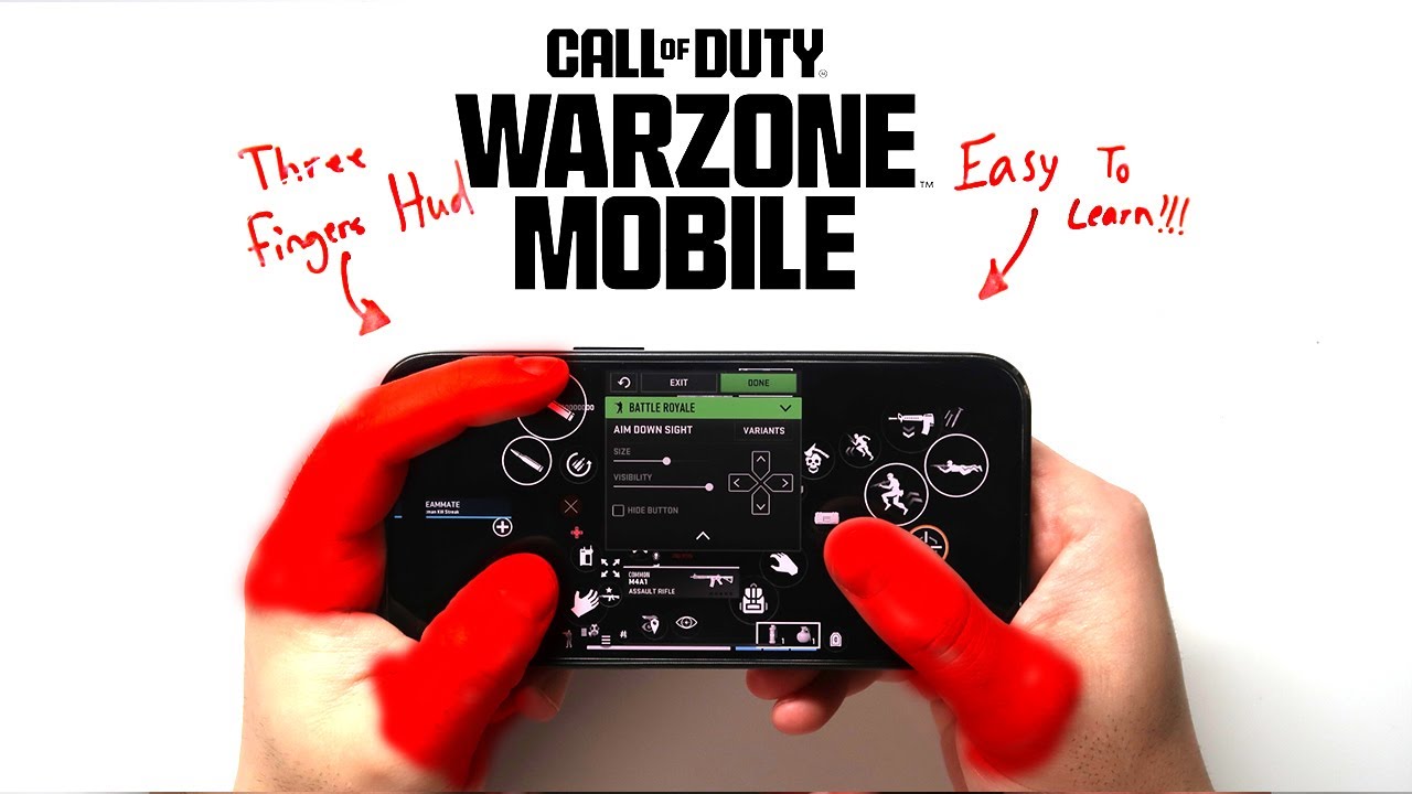Best 3-Finger Hud in Warzone Mobile! (Explained)