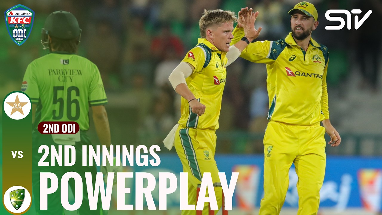 2nd Innings Powerplay | Pakistan vs Australia | Match 02 | ODI Series 2026 | PCB | M9J1H