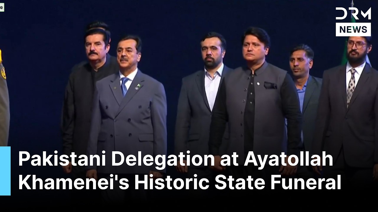 Pakistan Senate Chairman Gilani, KPK Governor Kundi Pay Tribute to Khamenei in Tehran | AQ1G