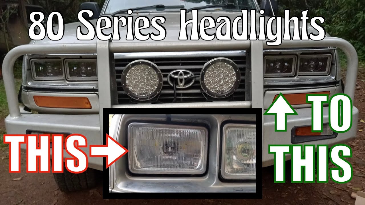 🚙 OEM Headlights Upgrade | 80 Series Landcruiser