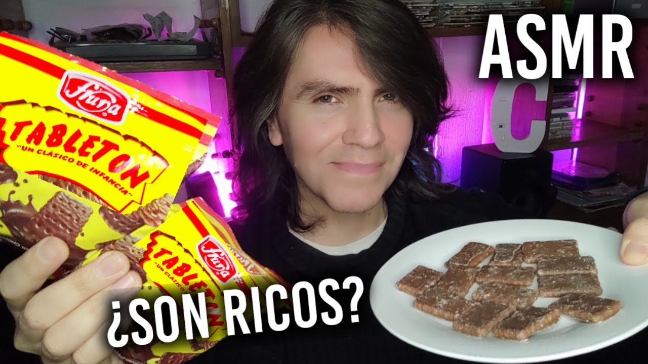 ASMR Probando el Snack Más Barato Que Hay En Chile 🇨🇱, con Voz Susurrada y Relajante Para Dormir