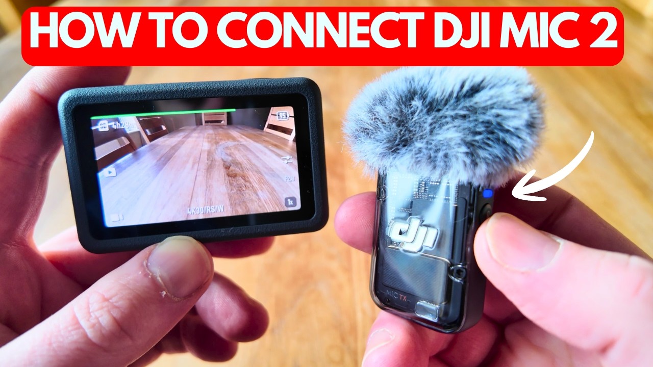 КАК ПОДКЛЮЧИТЬ DJI Mic 2 к DJI OSMO ACTION 6