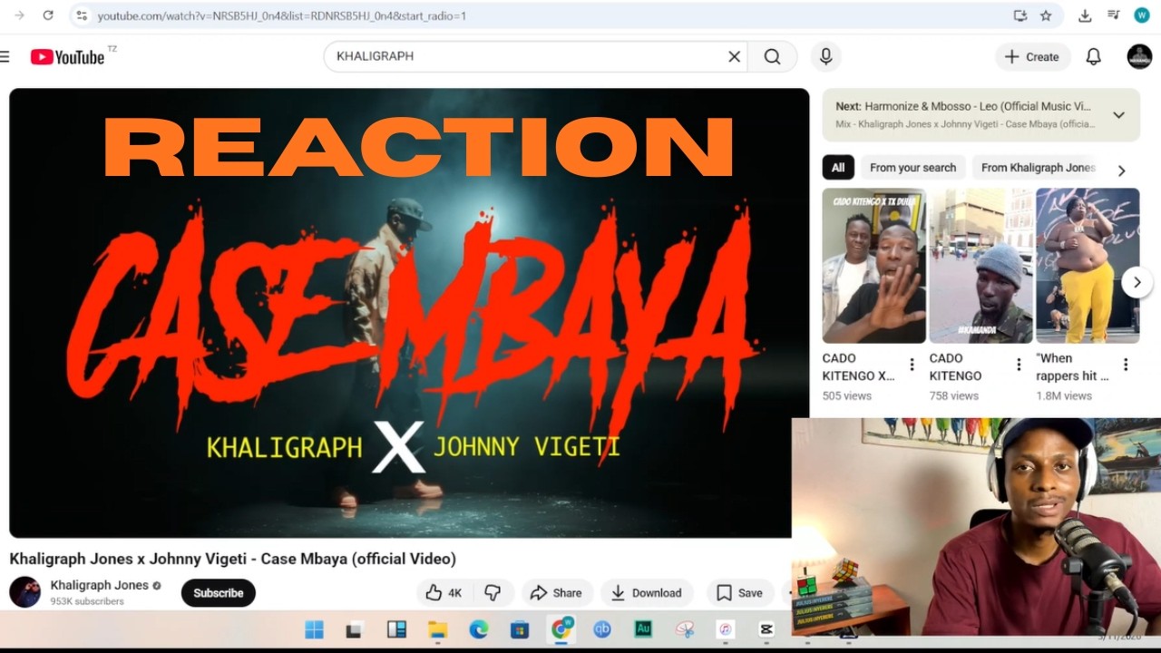 Wanangu reactions | Khaligraph Jones X Johnny Vigeti - Case Mbaya (REACTION).