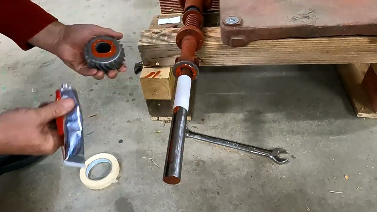 Side Shaft bearing pour