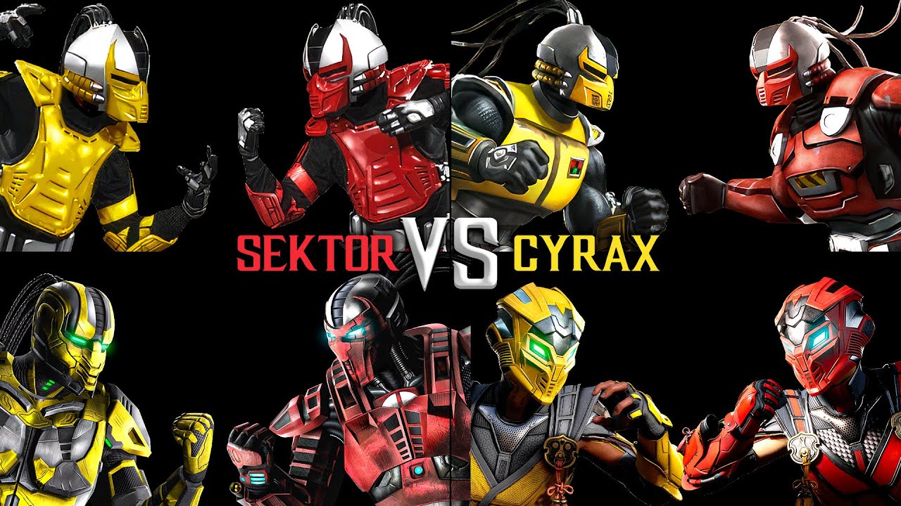 Evolution of Sektor VS Cyrax Fight MK3-MK1 [UPDATED] | 2K 60FPS