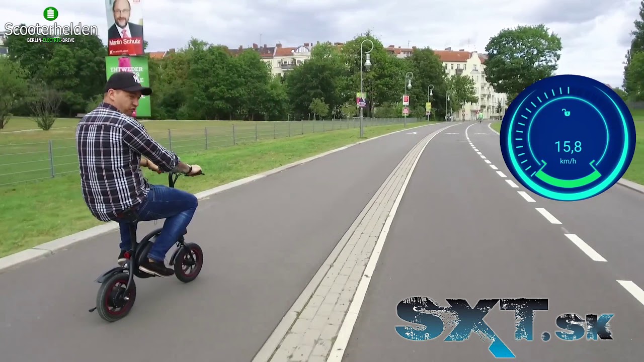 Sxt Bike Testdrive, Anleitung, Tutorial, Review, Escooter, Eroller, mini E Bike DEU,GER
