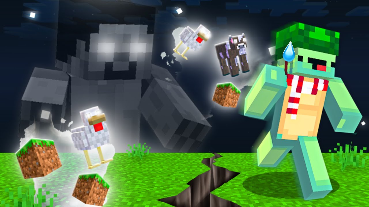 24h dans un Monde Hant&eacute; par Herobrine sur Minecraft..