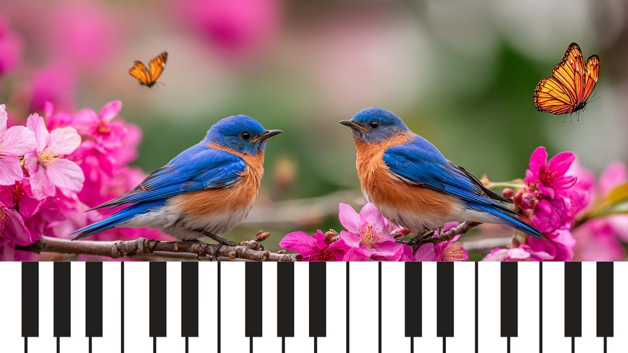 birdsong and soothing piano 🌿✨ relaxing music for focus, rest and relaxation