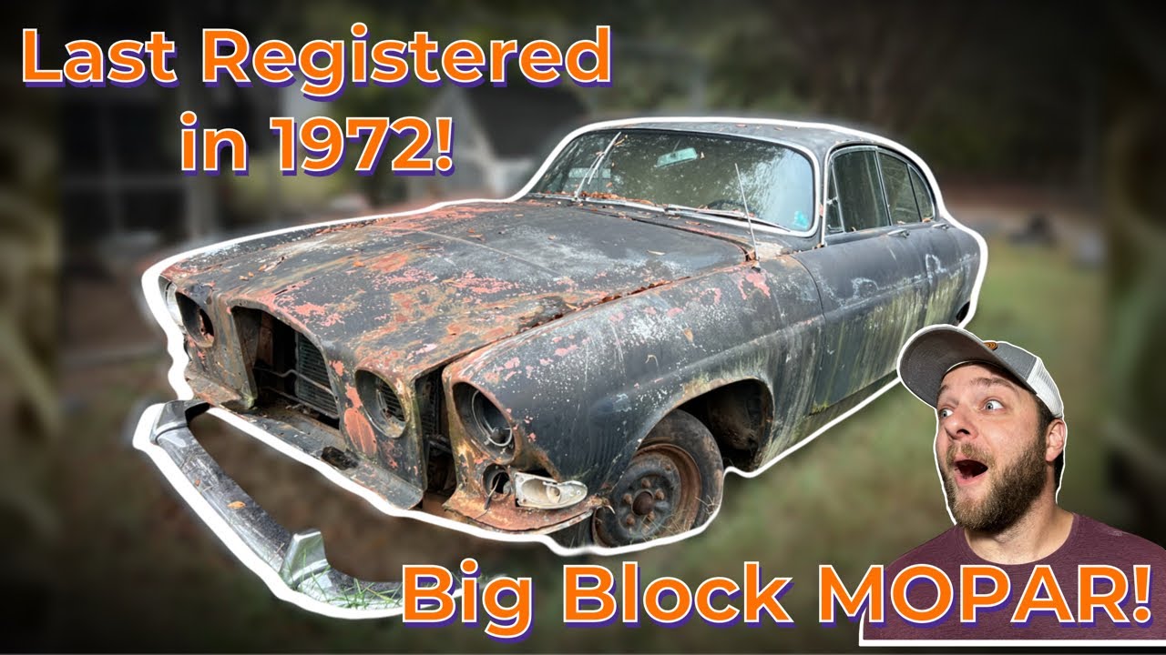 ABANDONED 440 MOPAR Jaguar MK10! Will it Run after 35+ Years?!