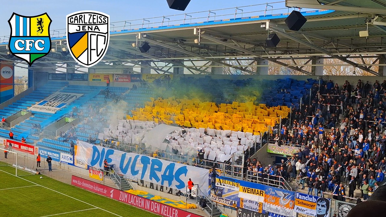 Chemnitzer FC vs FC Carl Zeiss Jena &bull; Stadionatmosph&auml;re | Ost-Klassiker 2025/26