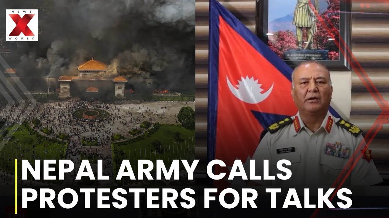 Nepal Army Chief Calls Protesters To Talks | Nepal Protest | Nepal News | NewsX World