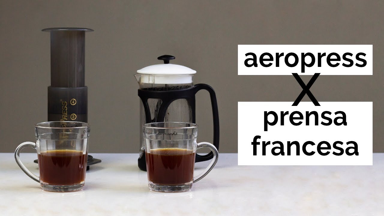 Diferença do Café feito na Aeropress e na Prensa Francesa