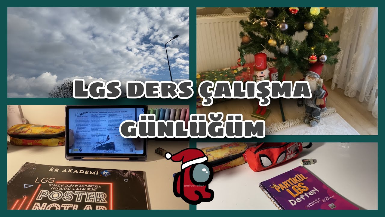 LGS ders çalışma günlüğüm💗 | Evdeki ders çalışma süremi neden azalttım?🫶🏻