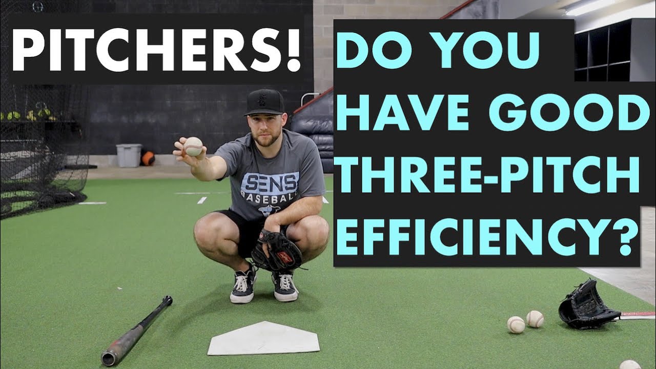 Three Pitch Efficiency In Baseball - Pitching Strategy and Tactics
