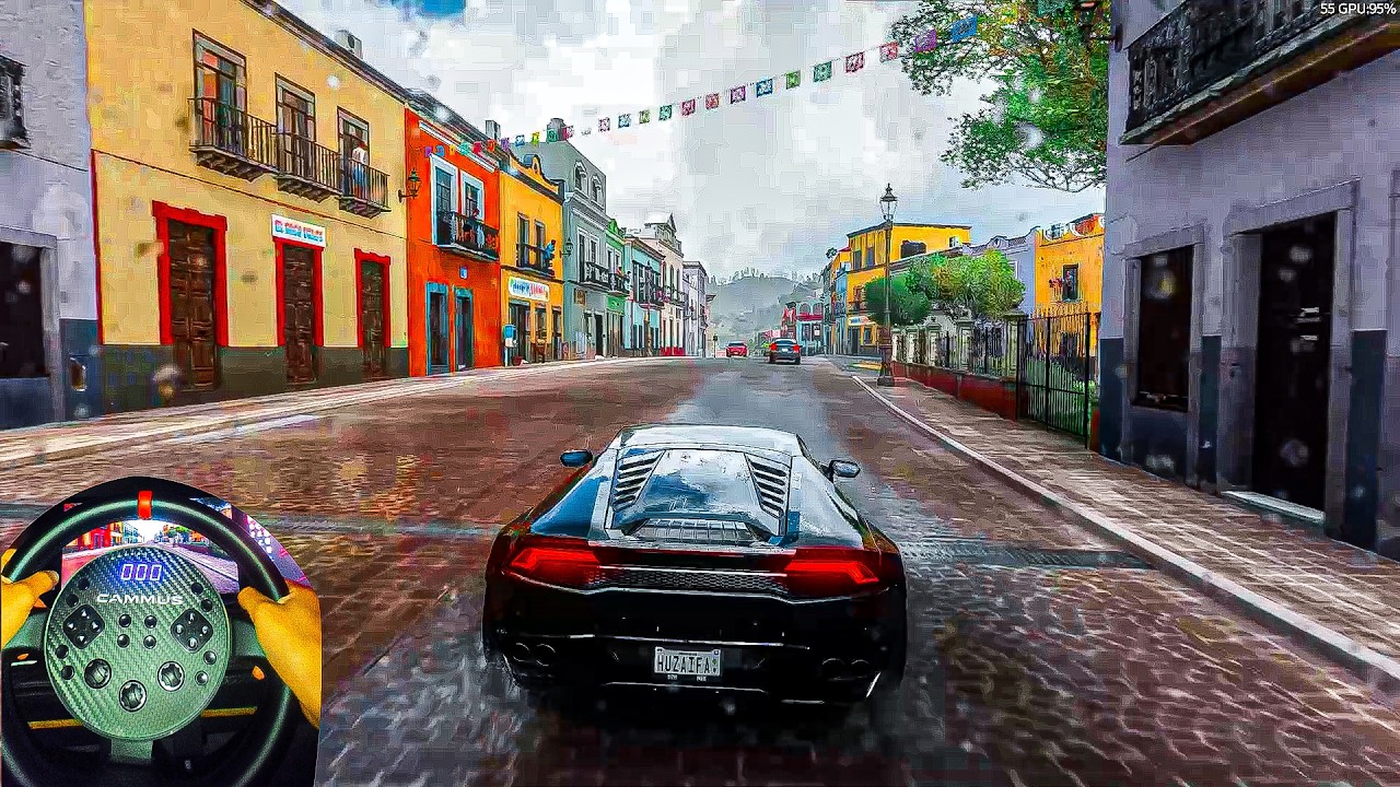Forza Horizon 5 – Lamborghini Huracán Wheel Cam Gameplay