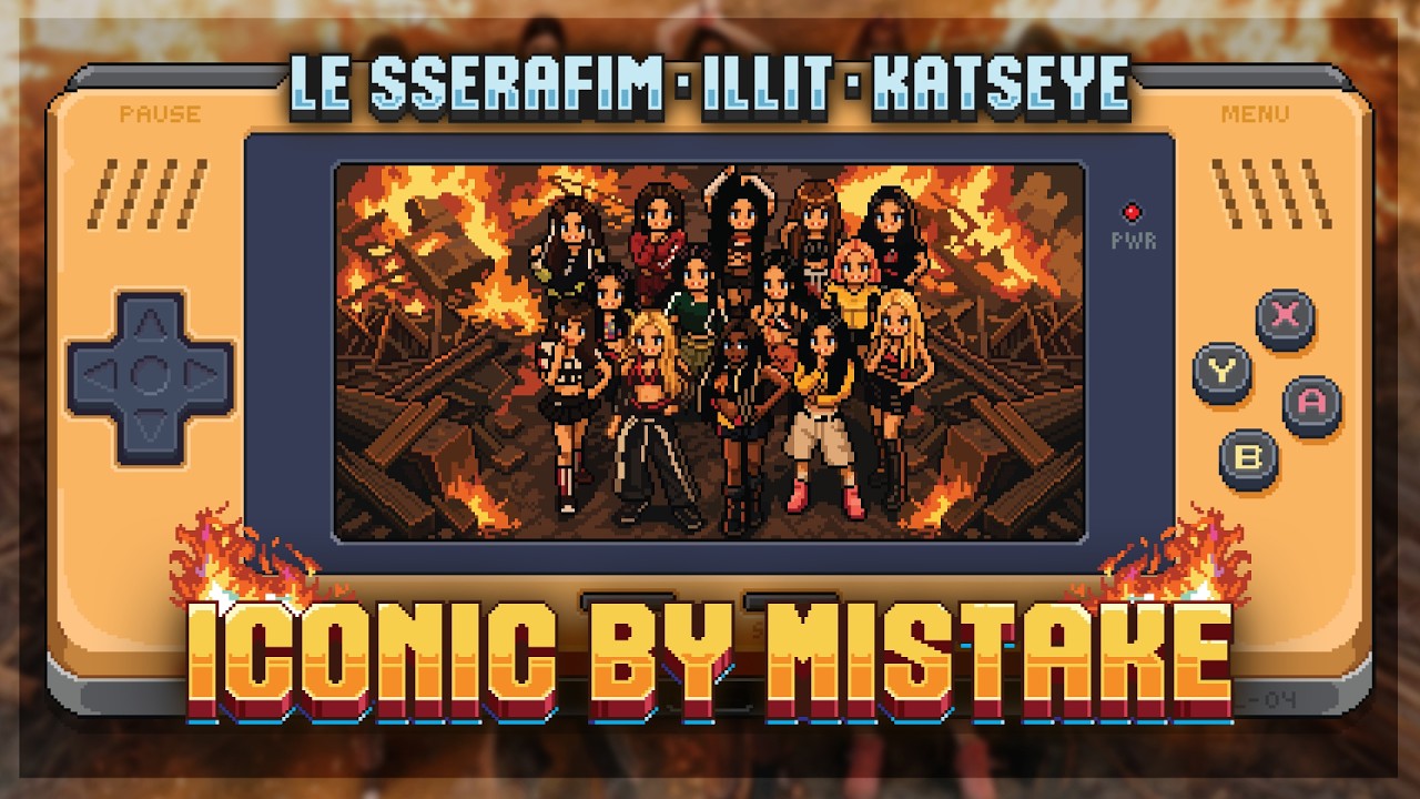 LE SSERAFIM, ILLIT, KATSEYE 'Iconic By Mistake' | 8-Bit Style 🎮