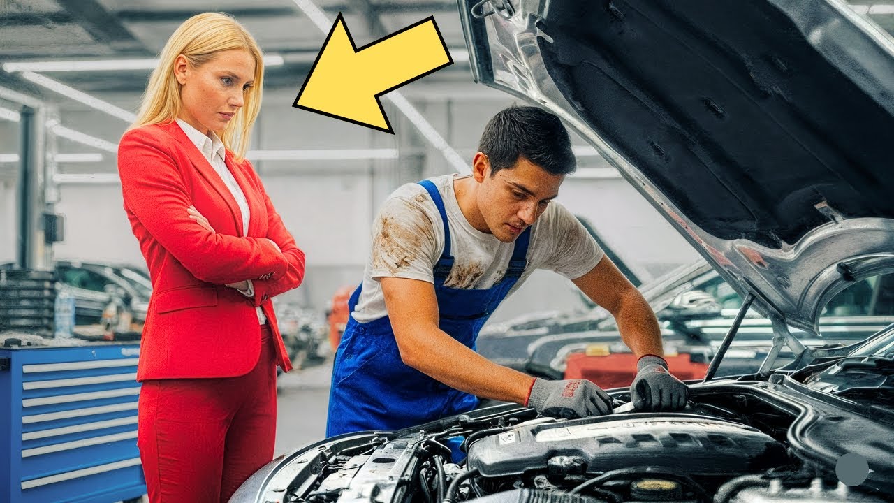 TODOS HUYERON DEL MOTOR ROTO DE LA MILLONARIA… MENOS EL JOVEN MECÁNICO POBRE, ENTONCES...