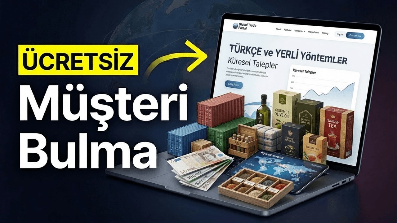 İhracat Müşterisi Nasıl Bulunur? Türkçe ve Ücretsiz Yöntemler | Uygulamalı & Örnek Anlatımlı | 2026