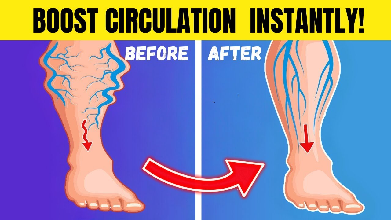 Top 5 Vitamins To Boost Legs And Foot Circulation Instantly!