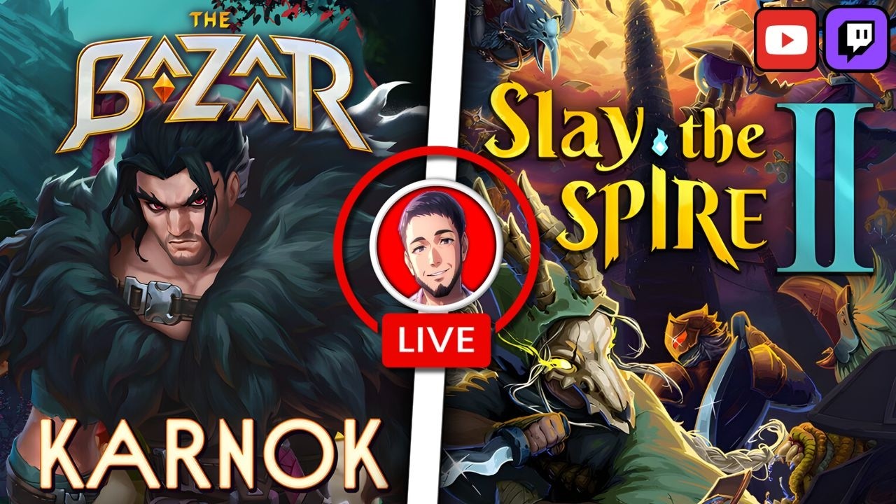 🔴 LIVE - Back to the BAZAAR then Slaying the Spire!