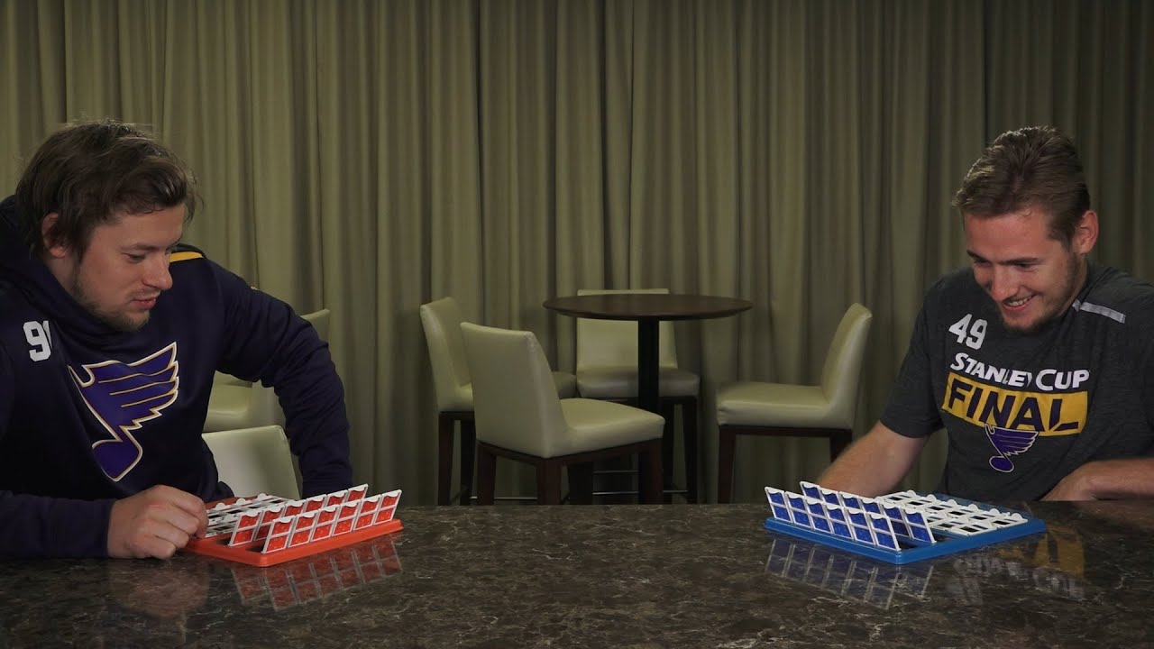 Tarasenko and Barbashev play Guess Who