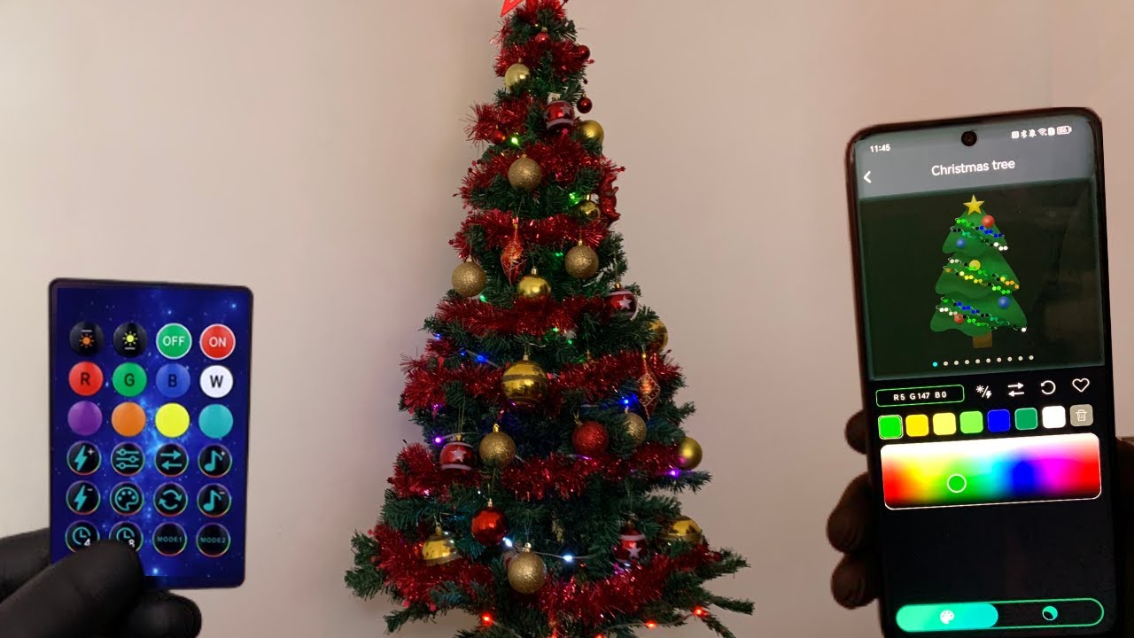 Luzes de Natal LED Bluetooth: Como Configurar e Controlar pelo Celular!