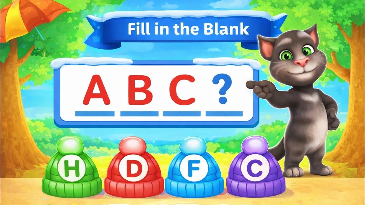 ABCD Fill in the Blanks 🧠 | Kids Will Love This Alphabet Game!