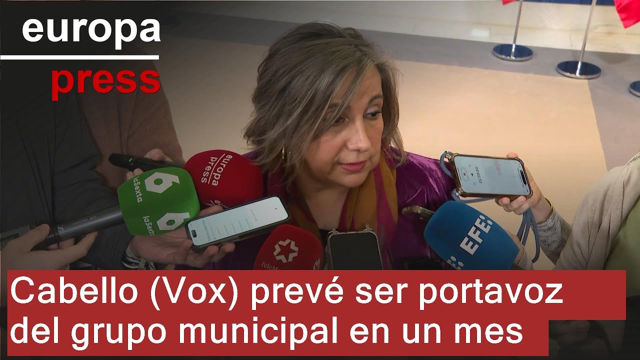 Cabello (Vox) calcula que en un mes será portavoz del grupo municipal