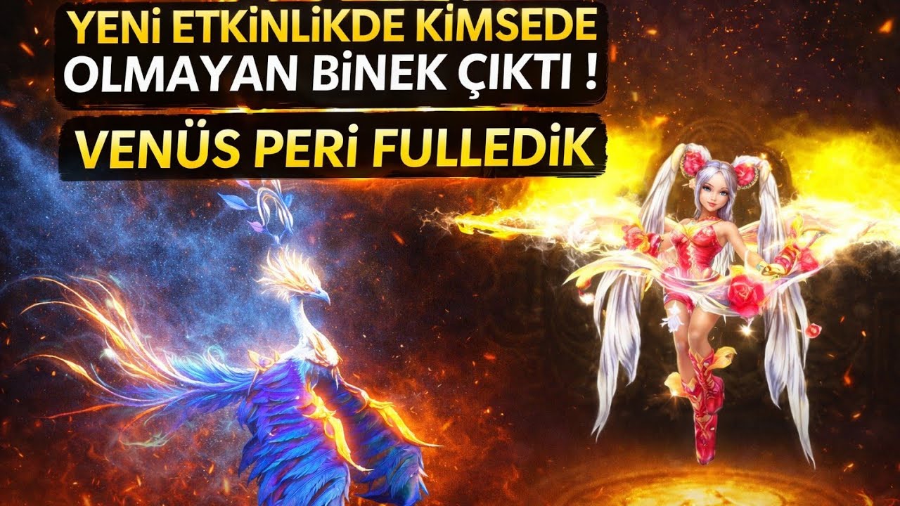 YENİ ETKİNLİK DE OZEL BİNEK ALDIK VE VENUS PERİSİ FULLEDİK