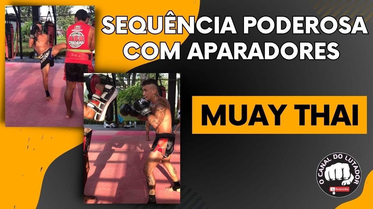 🚫Combinações Mortais de MUAY THAI : Sequência de Treinamento de Muay Thai com Aparadores