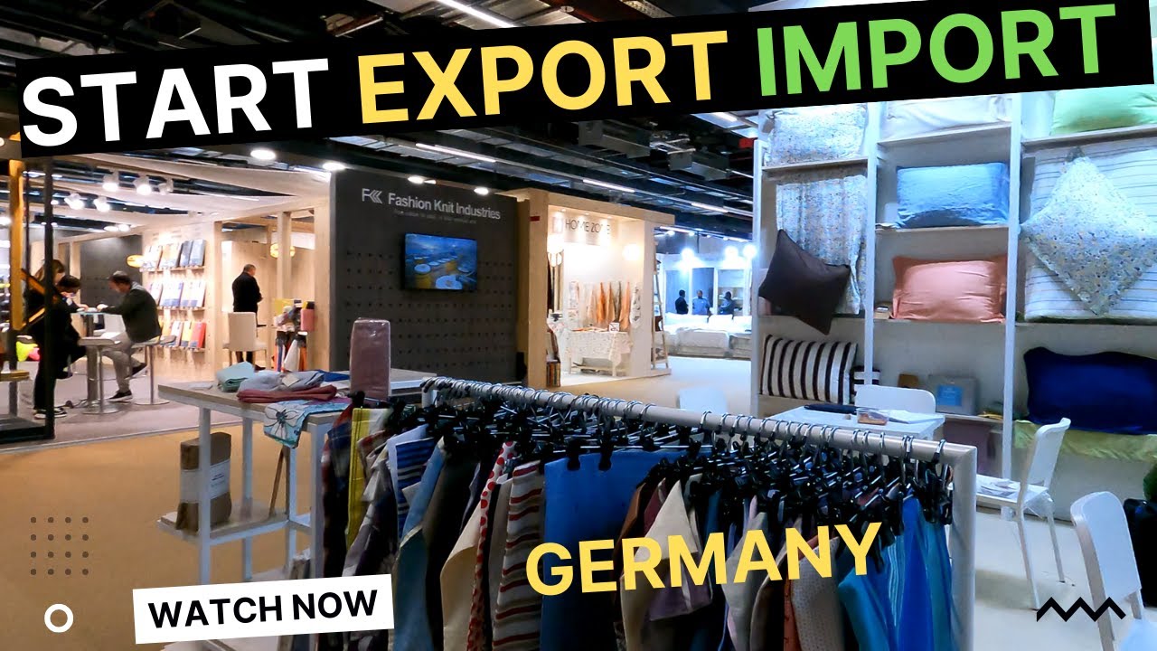 How To Start Export Import | Heimtextile 2022 Frankfurt Am Main | Messe Frankfurt | Textile Fair 4k
