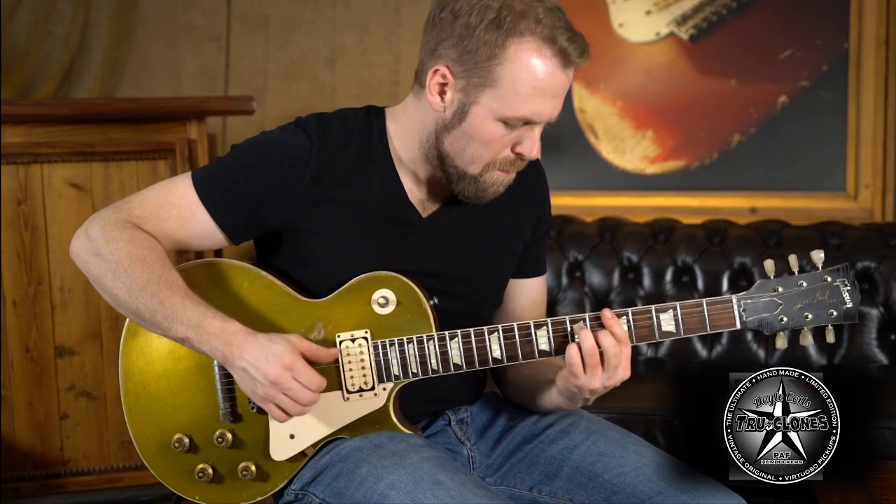Tom Doyle TIME MACHINE Aged Les Paul Relic - Featuring Doyle Coils TRU-CLONES PAF Humbuckers - DEMO