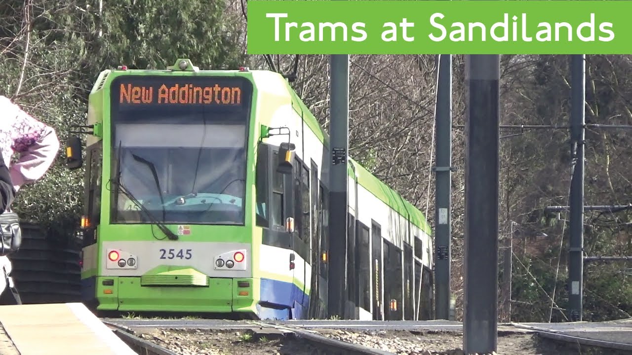 Trams At Sandilands (London Trams)