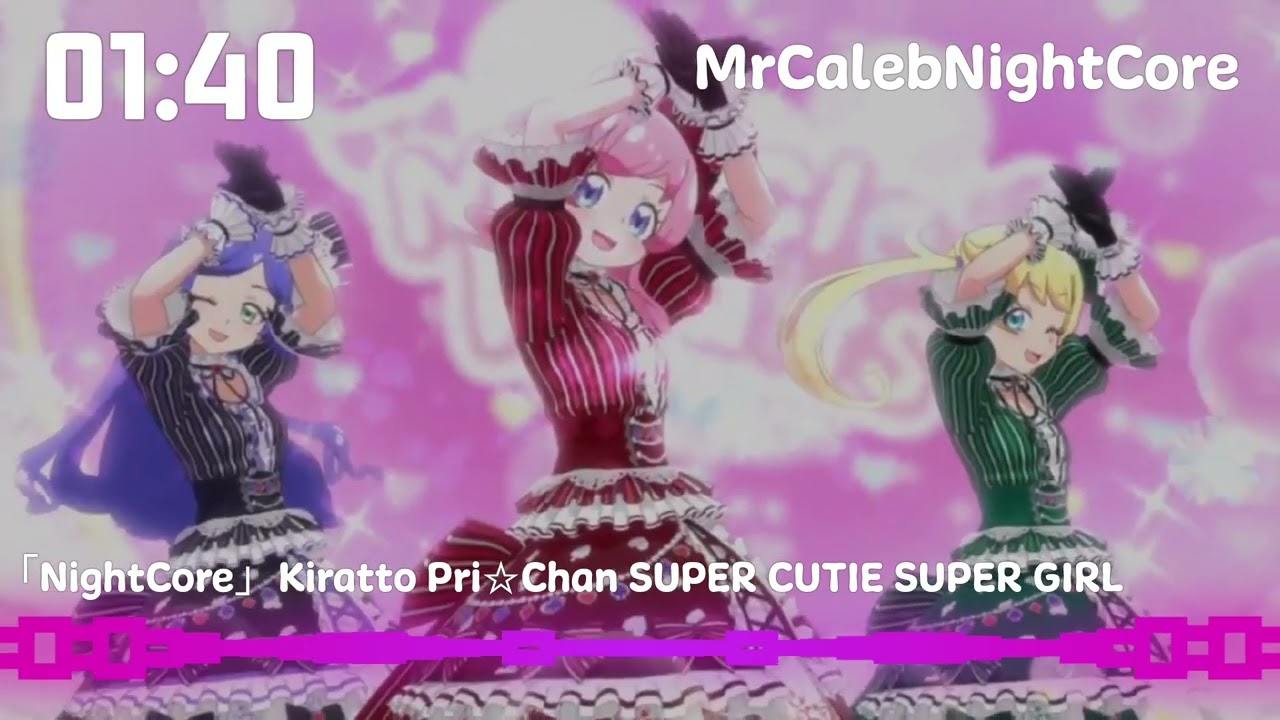 「Nightcore」Kiratto Pri☆Chan SUPER CUTIE SUPER GIRL (Throwback Since December 2021)