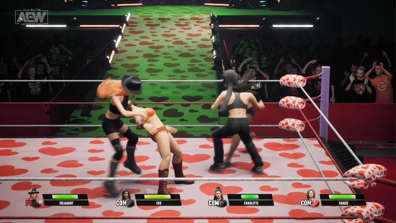 AEW: Fight Forever Julia Hart vs Mercedes Moné vs Charlette Renegade vs Sareee