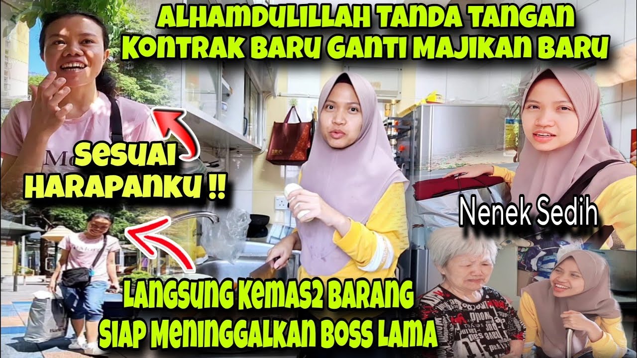 AKHIRNYA GANTI JOB JAGA ANAK SESUAI KEINGINAN⁉️TANDA TANGAN KONTRAK BARU DENGAN MAJIKAN BARU