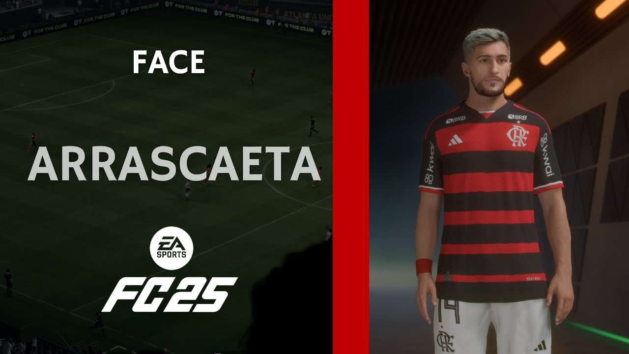 EAFC 25 - Tutorial Face ARRASCAETA - Flamengo ( Stats nos comentários )