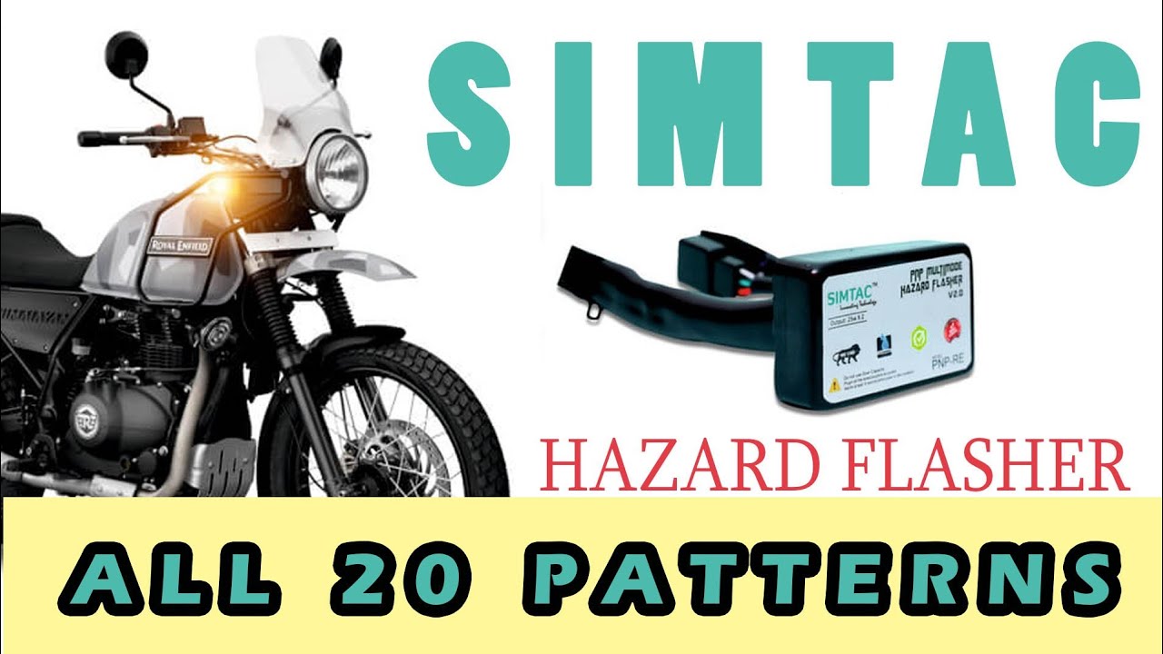 simtac hazard flasher all 20 patterns