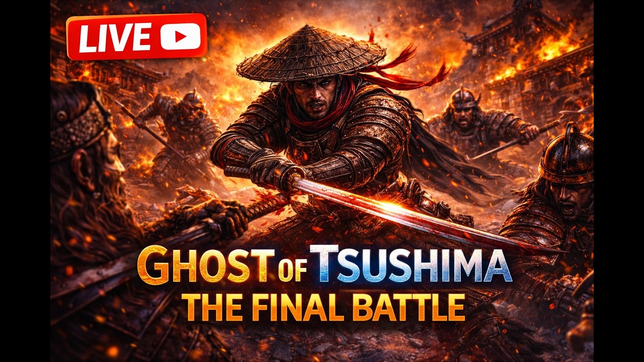 LIVE Ghost of Tsushima - Can we complete This Today| Day 5
