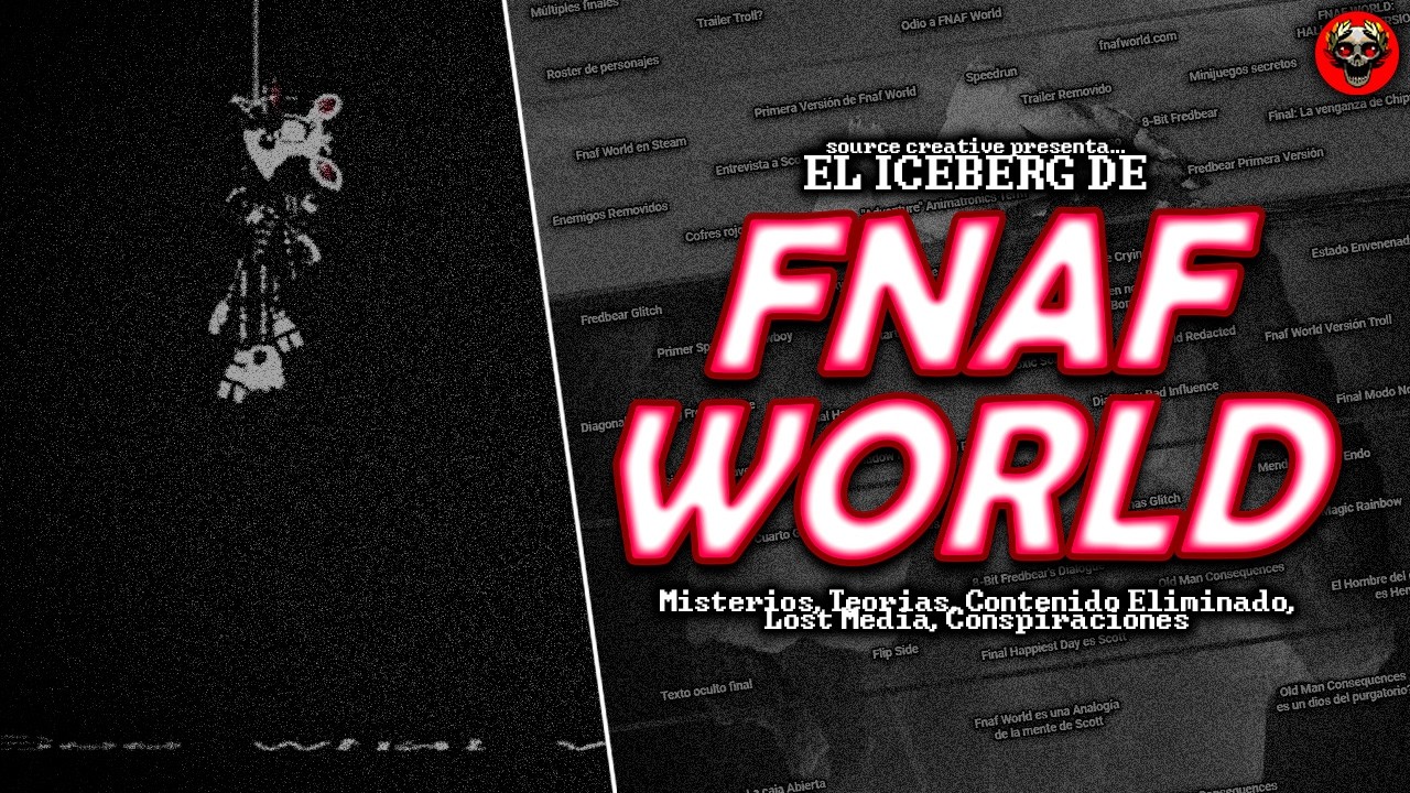 EL ICEBERG DE FIVE NIGHTS AT FREDDY'S WORLD | TEORÍAS, SECRETOS, CURIOSIDADES Y MÁS