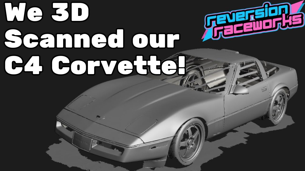 We 3D SCANNED our CORVETTE! How to 3D Scan a Car with Peel 3D!