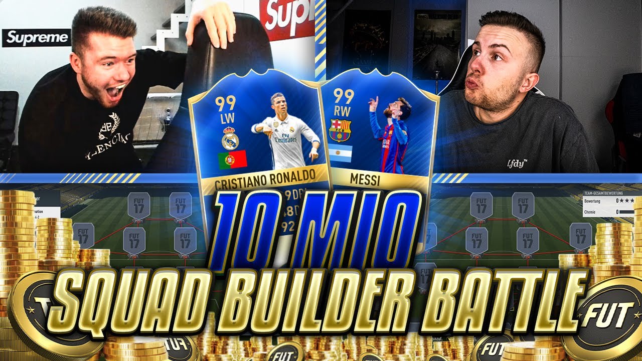 10 MIO SBB in RETRO FIFA 17 🔥🔥 SQUAD BUILDER BATTLE