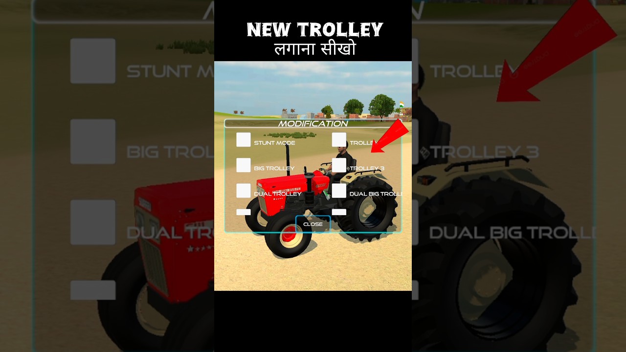 Learn to set up the new trolley 🤑 Indian vehicles simulator 3D #tractor