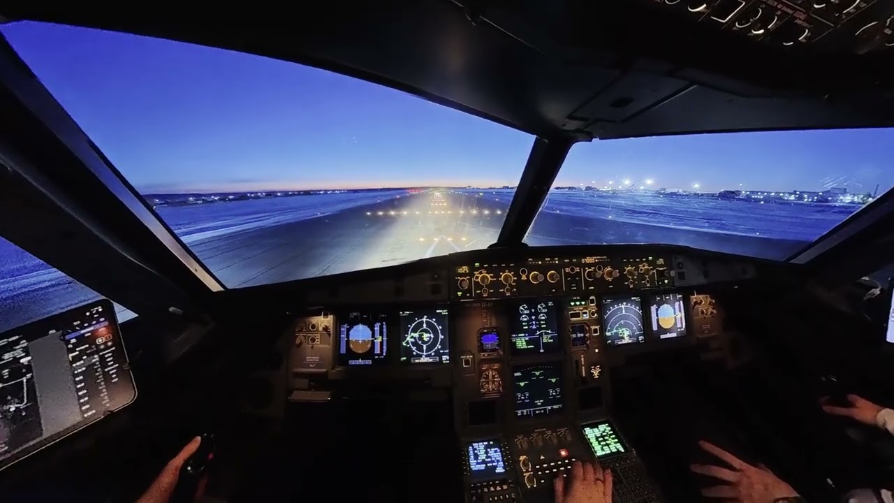 Airbus A320 CFM Full Power Takeoff | Real Cockpit Pilot POV