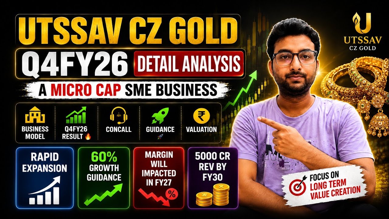 UTSSAV CZ GOLD Q4FY26 DETAIL ANALYSIS || A HIGH GROWTH SME BUSINESS 🚀